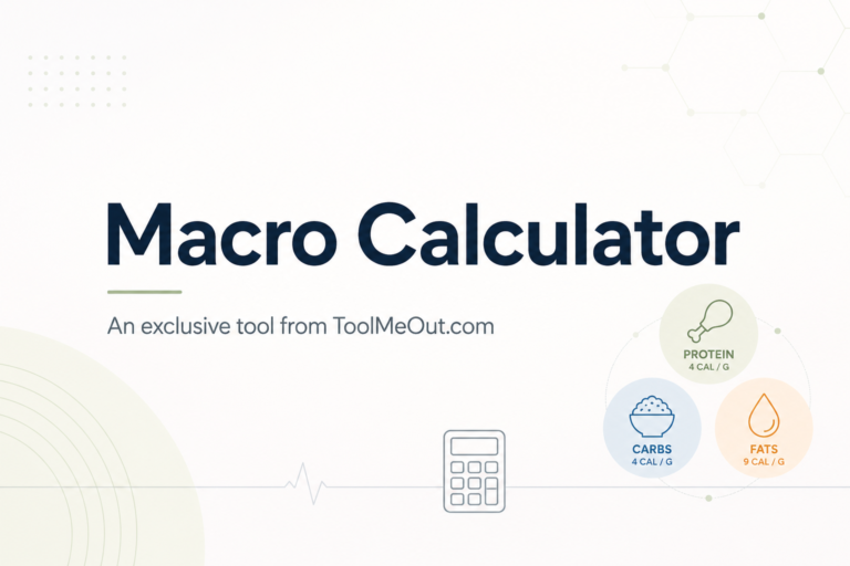 Macro Calculator
